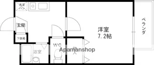メゾンツジモト【101号室】の間取り