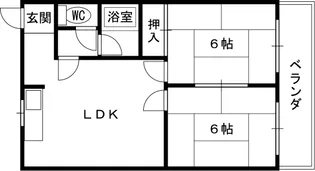 小林マンション【307号室】の間取り
