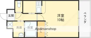 ジュネス花園【705号室】の間取り