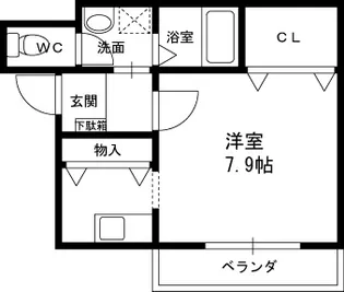メゾングローブ【2階】の間取り