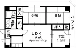 3LDKの間取り画像