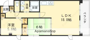 ローズプレイスヨシタ【3階】の間取り