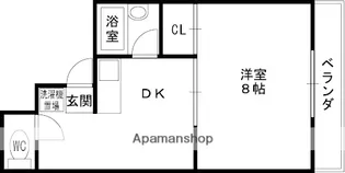 田中ビル【2F号室】の間取り