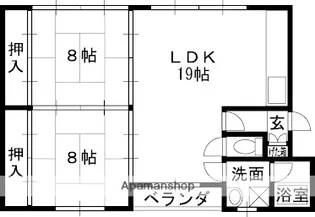 ハイムモリグチ【2階】の間取り