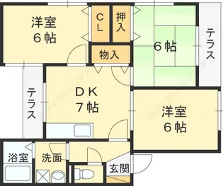 エステートピアコーワ【2階】の間取り