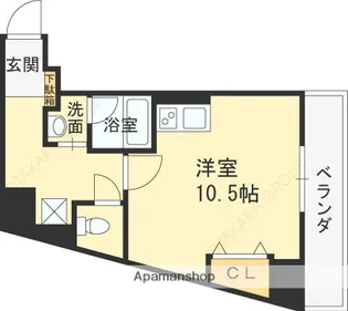 高井田ES COURT【705号室】の間取り