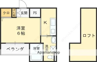グランヴィア鴻池新田【203号室】の間取り