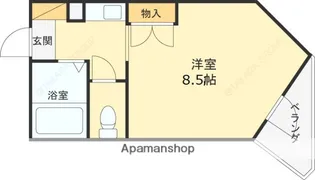エンゼルハイツ桜町【2階】の間取り