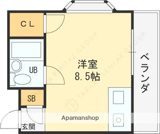 ハイム旭町【3階】の間取り