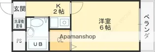 シティライフ弥刀【406号室】の間取り