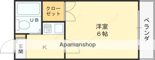 サンビレッジ森河内【1階】の間取り