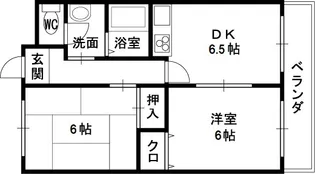 ヴェルドミール【705号室】の間取り