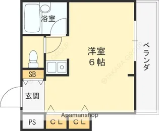 サンライフ東花園【3階】の間取り