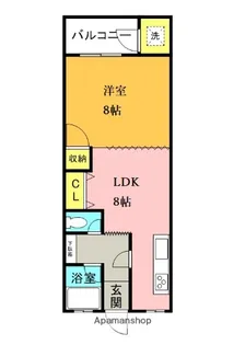 NO3香里ニューハイツ【2階】の間取り