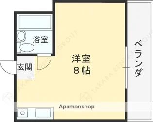 グローリア高井田【201号室】の間取り