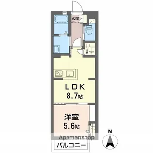 ジュネス・コート【2階】の間取り