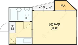 ぱお RELAX LIFE 瓢箪山【2階】の間取り