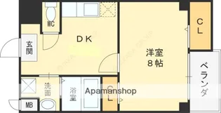 大阪府東大阪市菱屋西5丁目【マンション】の間取り