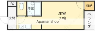 ピッコロオベスト【302号室】の間取り