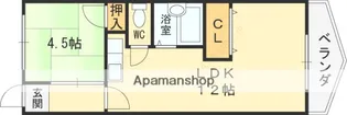 ミドービル【1階】の間取り