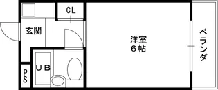 ウェルレジデンス小阪【706号室】の間取り