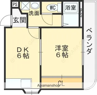 タイホウハイツ【302号室】の間取り