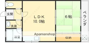 山田マンション【301号室】の間取り