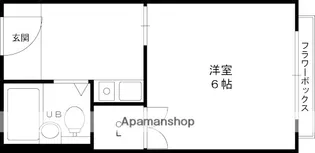 メゾンウエダ【2階】の間取り