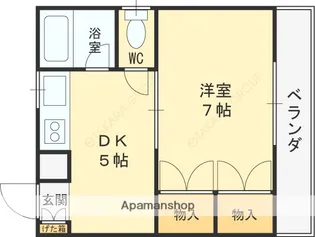 大阪府大阪市北区長柄中3丁目【マンション】の間取り