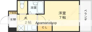グランドオーク高井田【4階】の間取り