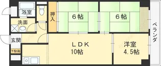 メゾン菱江【4階】の間取り