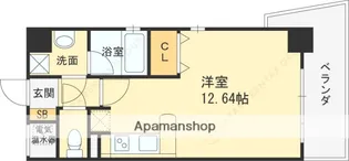 大阪府東大阪市岩田町1丁目【マンション】の間取り