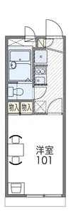 レオパレスフセアジロミナミ【2階】の間取り