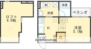 プログレス長瀬【1階】の間取り