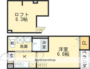 シーニュ金岡【2階】の間取り