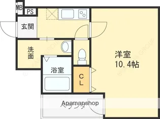 フジパレス河内花園【3階】の間取り