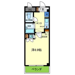 リーベハイツ青山【3階】の間取り
