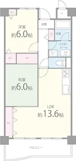 パークシャトー平野白鷺【2階】の間取り