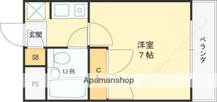 LAKIA MAISON高井田【2階】の間取り