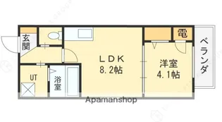 F asecia Citrine【1階】の間取り