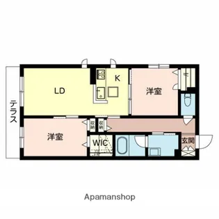 メゾン パルクス【2階】の間取り