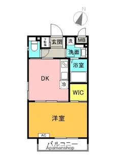 ハピネス武庫之荘【1階】の間取り