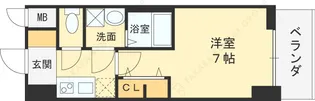 SーRESIDENCE高井田CENTRAL【7階】の間取り