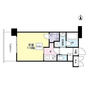 レジディア新大阪Ⅱ【5階】の間取り