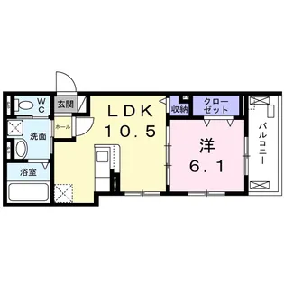 ECO GLANZ【2階】の間取り