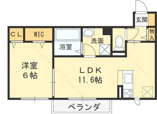 ラリュール【1階】の間取り