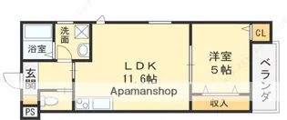 CLASS−A 長瀬【2階】の間取り
