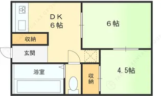 小阪本町第2ビル【5A号室】の間取り