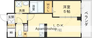 VITA荒本【405号室】の間取り