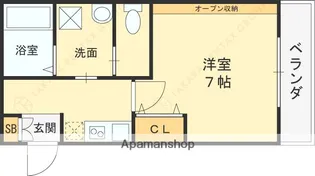 INOVE吉松EAST【2階】の間取り